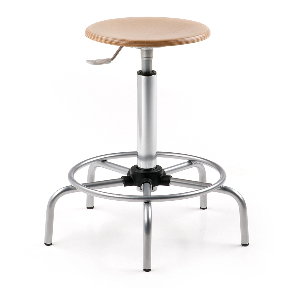 SGABELLO REGOLABILE GAS + POGGIAPIEDI 5 RAZZE