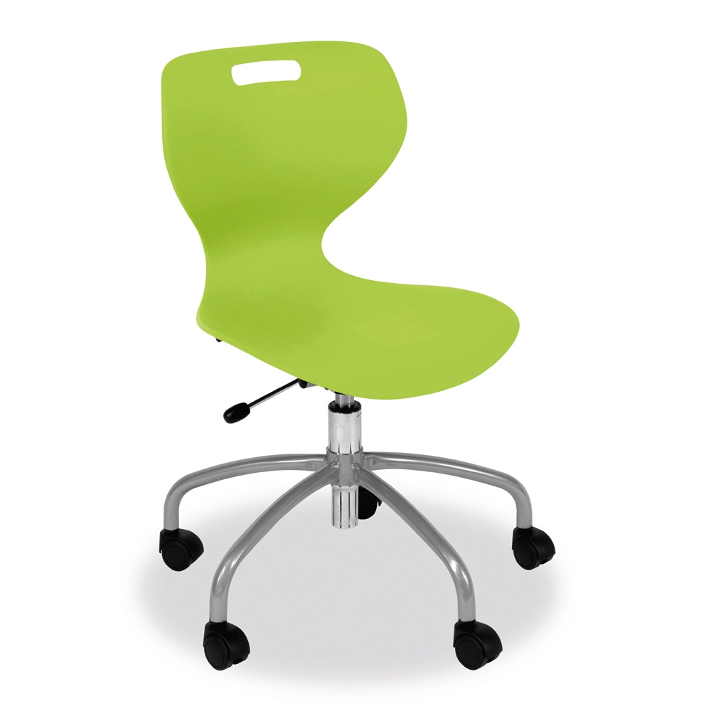 SEDIA MONOSCOCCA GIREVOLE SU RUOTE