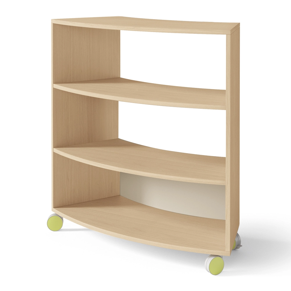 CONTENITORE CURVO SU RUOTE